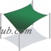 ALEKO Rectangle 10' x 10' Waterproof Sun Shade Sail Canopy Tent Replacement, Green   556737743